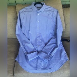 Men’s Calvin Klein Tall slim fit, performance wicking dress shirt. French Cuffs